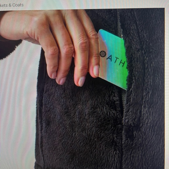 Athleta recovery cozy karma full zip new tags - Picture 5 of 6